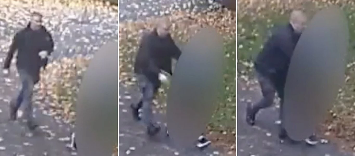 Βρετανία: Κάμερα «έπιασε» την στιγμή που άνδρας τρέχει πίσω από γυναίκα και την θωπεύει (βίντεο)